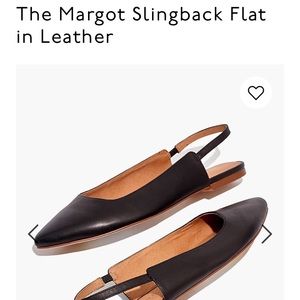NWT Madewell Margot Slingback Flats